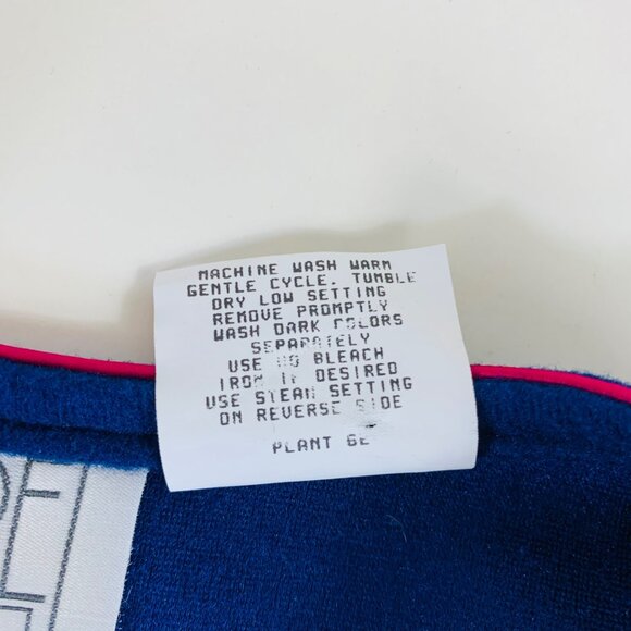 Appel Southwestern Blue Robe Petite Size M Retro Style Embroidered VTG Bathrobe - Picture 11 of 14